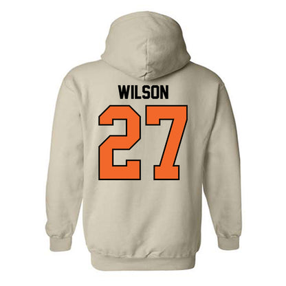 Idaho State - NCAA Football : Jaylin Wilson - Classic Shersey Hooded Sweatshirt-1