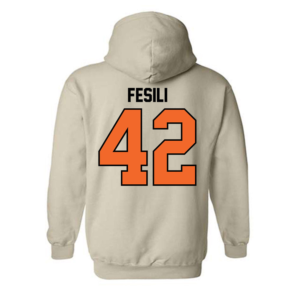 Idaho State - NCAA Football : Trehsyn Fesili - Classic Shersey Hooded Sweatshirt-1