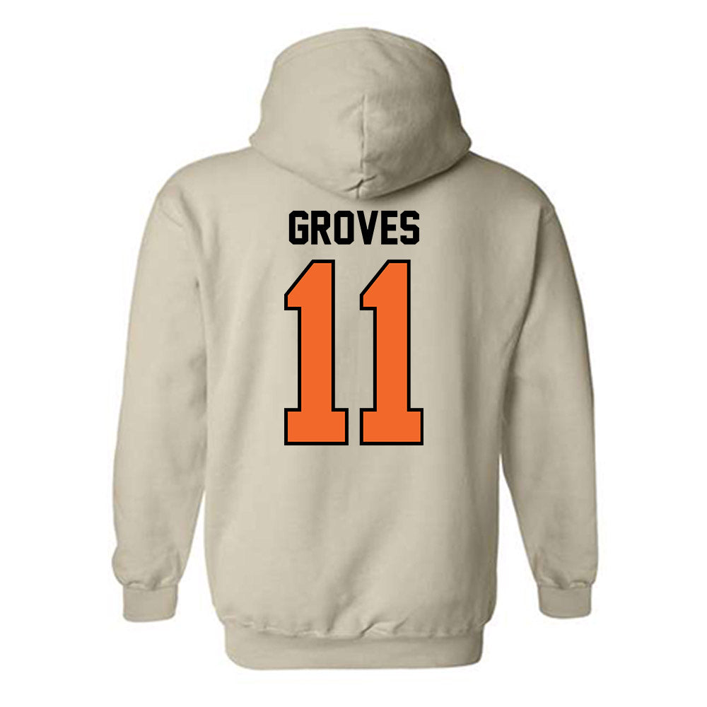 Idaho State - NCAA Softball : Sydney Groves - Classic Shersey Hooded Sweatshirt-1