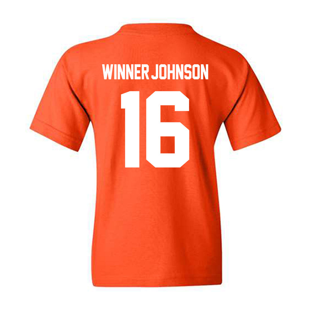 Oklahoma State - NCAA Football : Dallas Winner-Johnson - Classic Shersey Youth T-Shirt-3