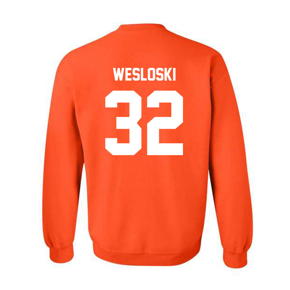 Oklahoma State - NCAA Football : Ethan Wesloski - Classic Shersey Crewneck Sweatshirt-3