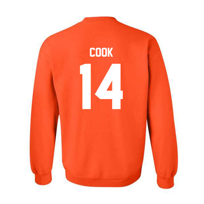 Oklahoma State - NCAA Football : Jeremy Cook - Classic Shersey Crewneck Sweatshirt-3