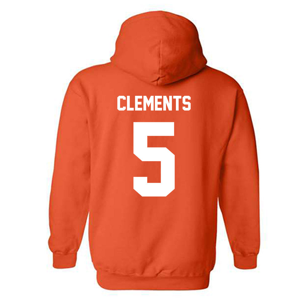 Oklahoma State - NCAA Football : Saadiq Clements - Classic Shersey Hooded Sweatshirt-2
