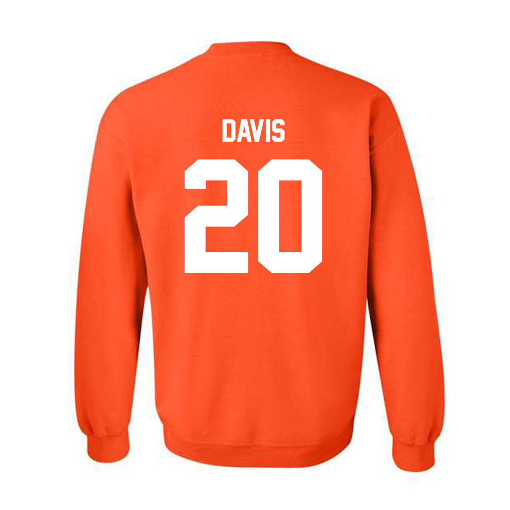 Oklahoma State - NCAA Football : Taurean Davis - Classic Shersey Crewneck Sweatshirt-3