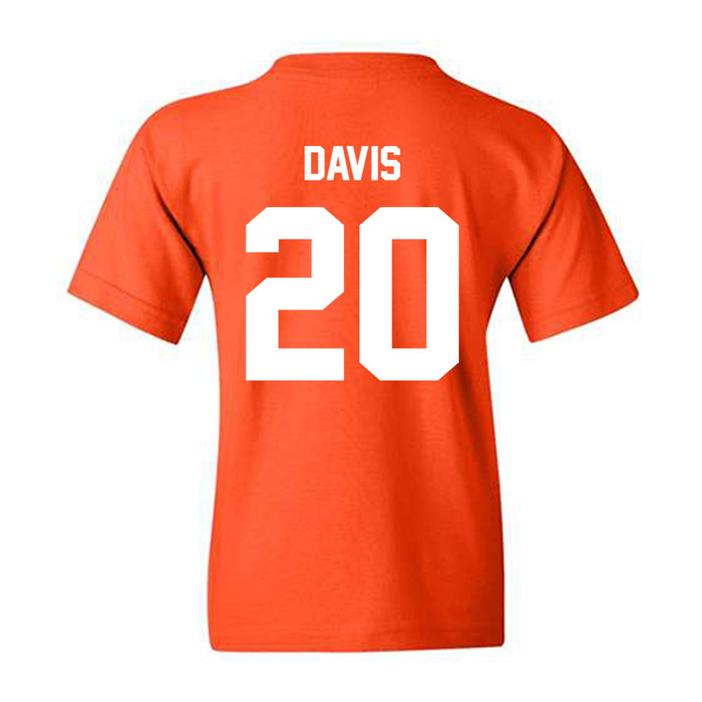 Oklahoma State - NCAA Football : Taurean Davis - Classic Shersey Youth T-Shirt-3