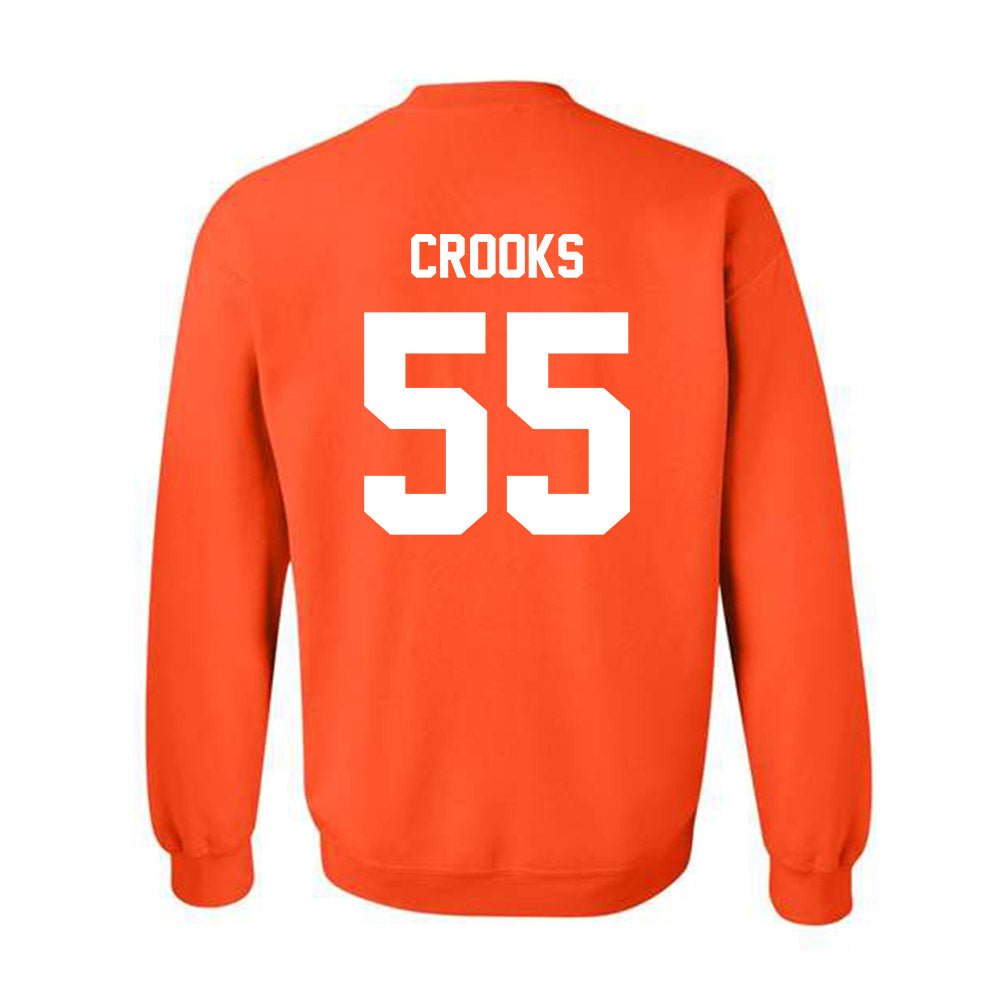 Oklahoma State - NCAA Women's Basketball : Audi Crooks - Classic Shersey Crewneck Sweatshirt-3