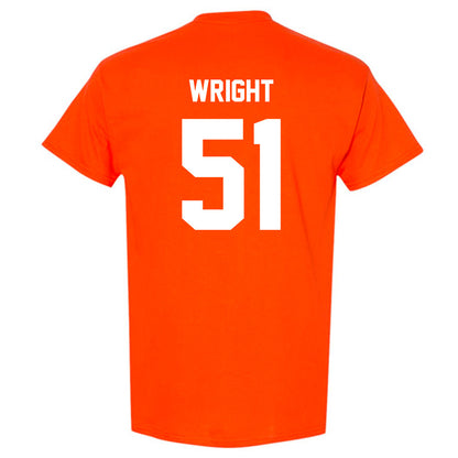 Oklahoma State - NCAA Men's Basketball : John-Michael Wright - T-Shirt