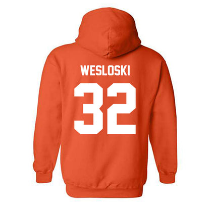 Oklahoma State - NCAA Football : Ethan Wesloski - Classic Shersey Hooded Sweatshirt-2