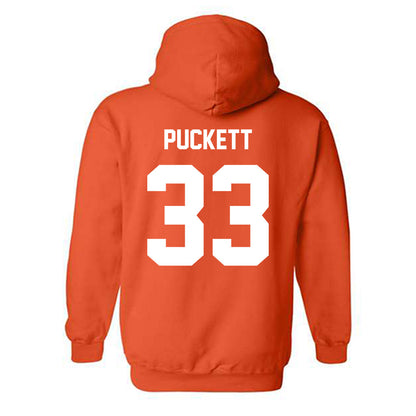 Oklahoma State - NCAA Football : Jack Puckett - Classic Shersey Hooded Sweatshirt-2