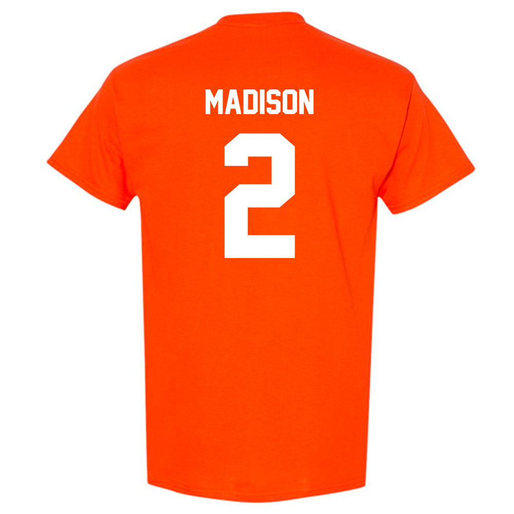 Oklahoma State - NCAA Women's Soccer : Victoria Madison - Classic Shersey T-Shirt-3