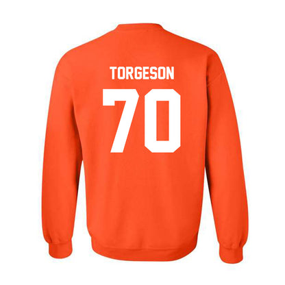 Oklahoma State - NCAA Football : Shaun Torgeson - Classic Shersey Crewneck Sweatshirt-3