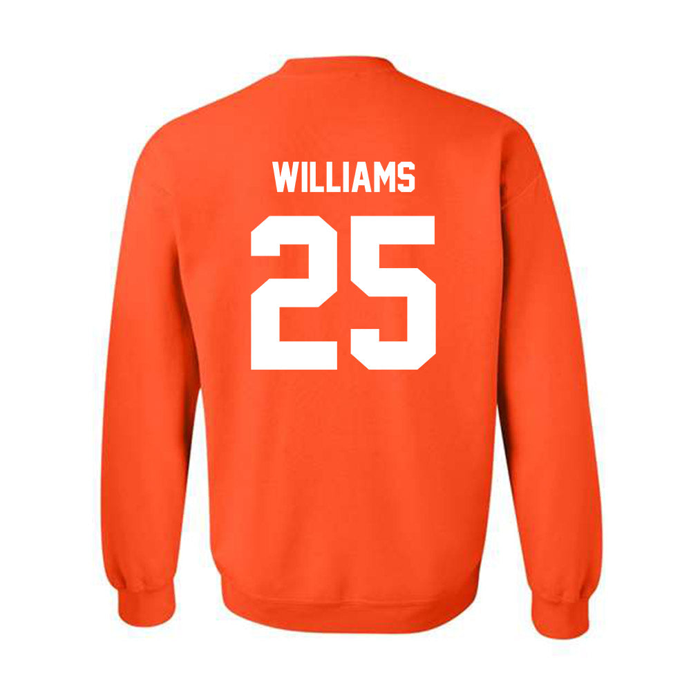 Oklahoma State - NCAA Football : Markeith Williams - Classic Shersey Crewneck Sweatshirt-3