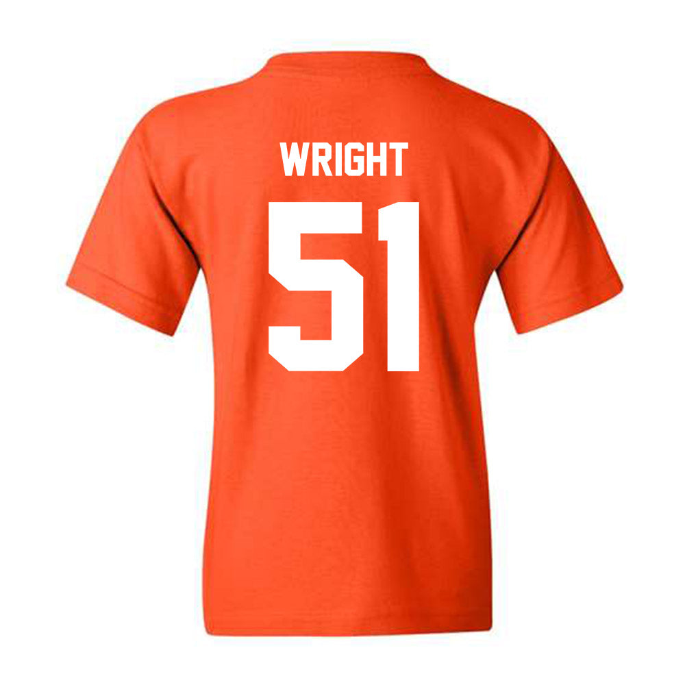 Oklahoma State - NCAA Men's Basketball : John-Michael Wright - Youth T-Shirt
