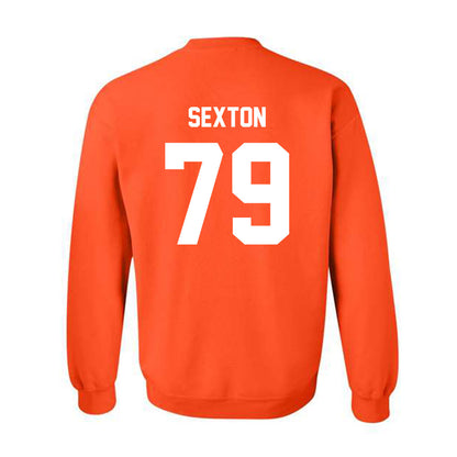 Oklahoma State - NCAA Football : Jacob Sexton - Classic Shersey Crewneck Sweatshirt-3
