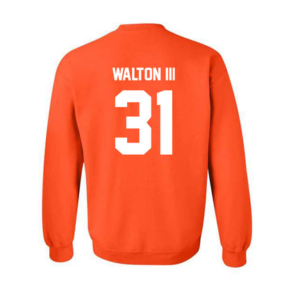 Oklahoma State - NCAA Football : Billy Walton iii - Classic Shersey Crewneck Sweatshirt-3