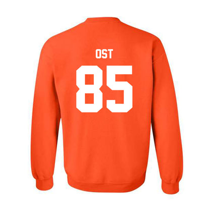 Oklahoma State - NCAA Football : Nate Ost - Classic Shersey Crewneck Sweatshirt-3