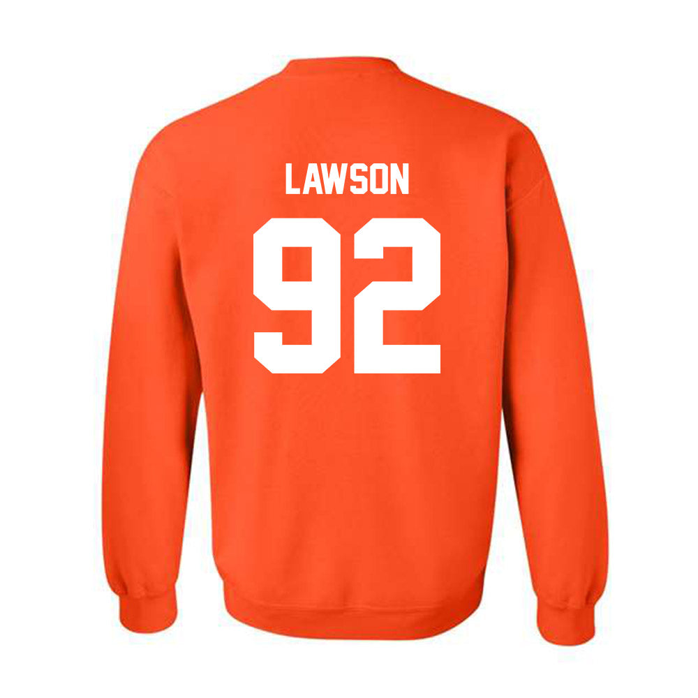Oklahoma State - NCAA Football : Jerry Lawson - Classic Shersey Crewneck Sweatshirt-3