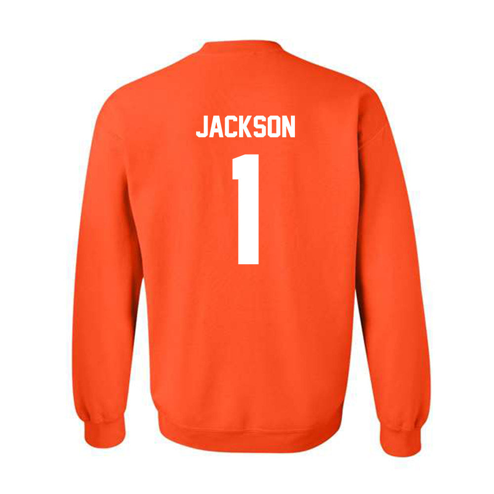 Oklahoma State - NCAA Football : Evan Jackson - Classic Shersey Crewneck Sweatshirt-3
