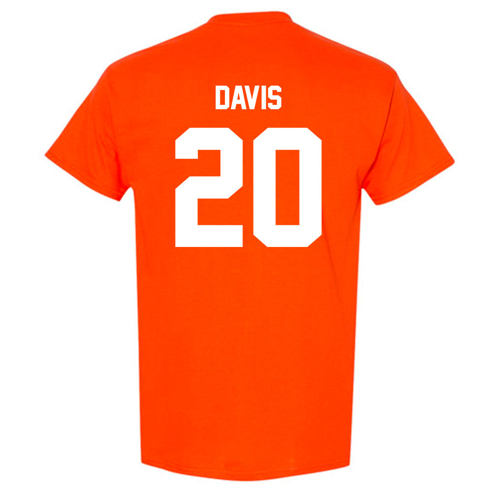 Oklahoma State - NCAA Football : Taurean Davis - Classic Shersey T-Shirt-3