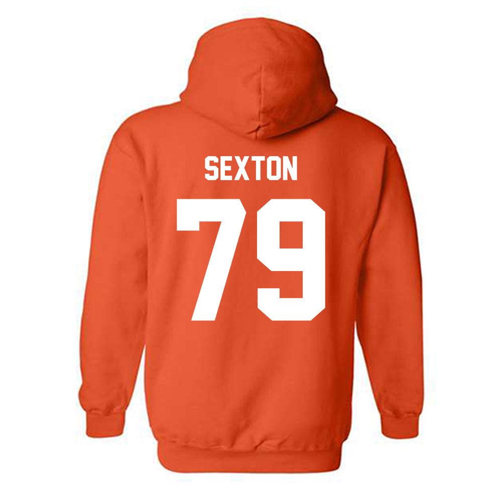 Oklahoma State - NCAA Football : Jacob Sexton - Classic Shersey Hooded Sweatshirt-2
