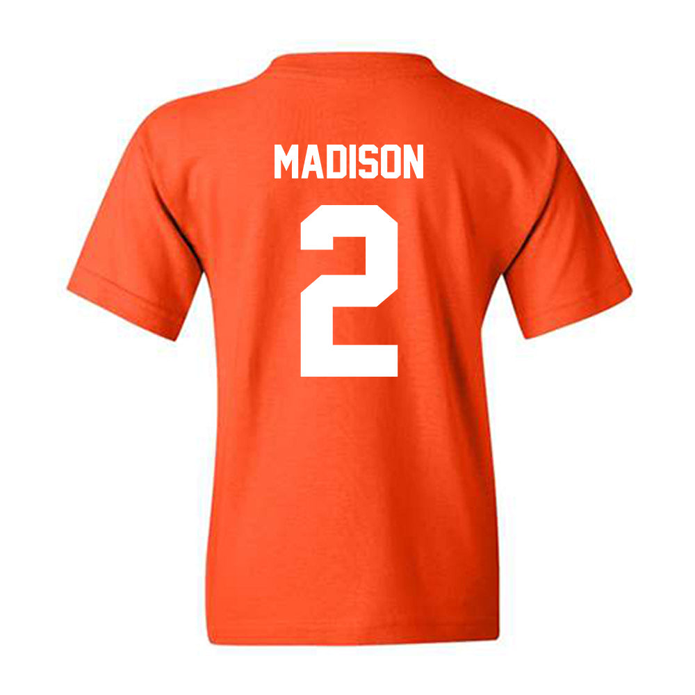 Oklahoma State - NCAA Women's Soccer : Victoria Madison - Classic Shersey Youth T-Shirt-3