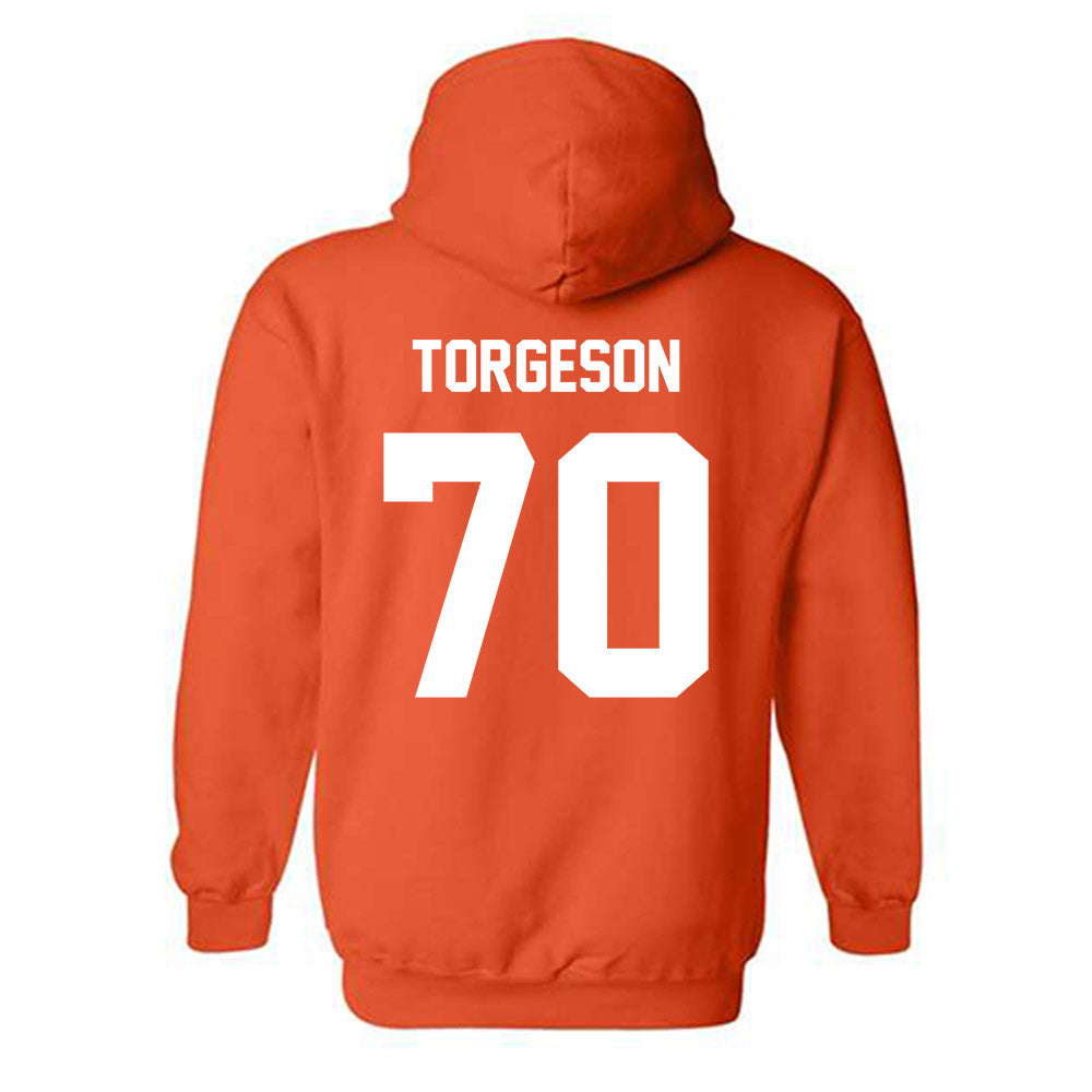 Oklahoma State - NCAA Football : Shaun Torgeson - Classic Shersey Hooded Sweatshirt-2