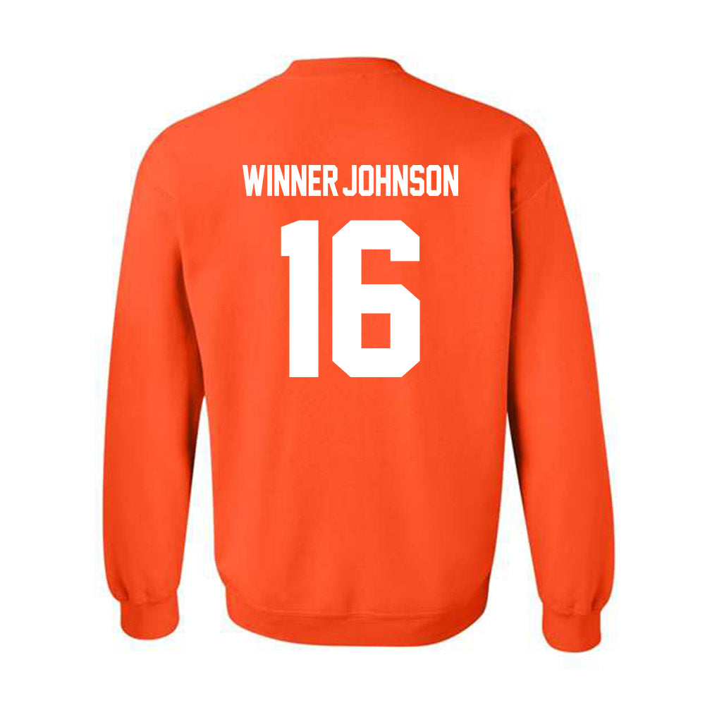 Oklahoma State - NCAA Football : Dallas Winner-Johnson - Classic Shersey Crewneck Sweatshirt-3