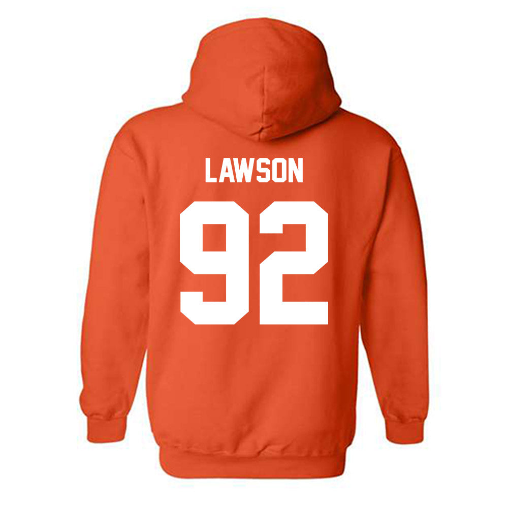 Oklahoma State - NCAA Football : Jerry Lawson - Classic Shersey Hooded Sweatshirt-2