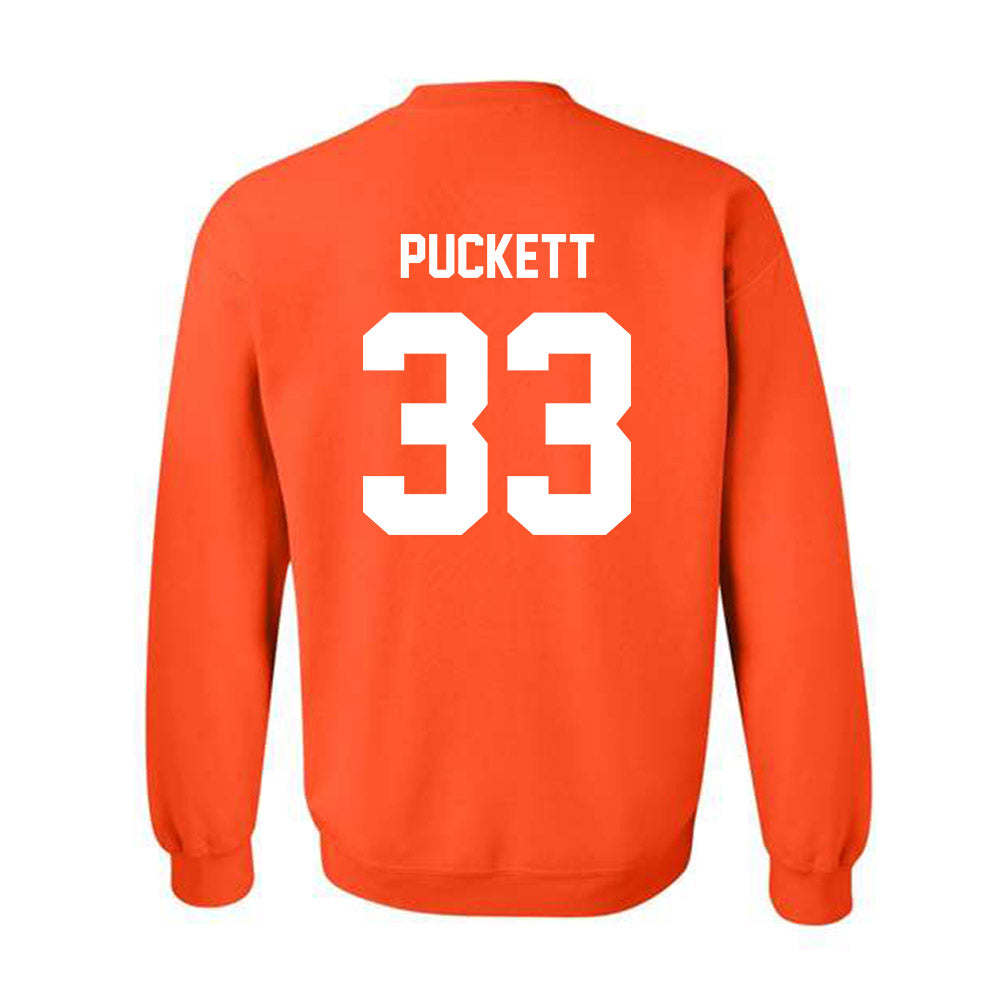 Oklahoma State - NCAA Football : Jack Puckett - Classic Shersey Crewneck Sweatshirt-3