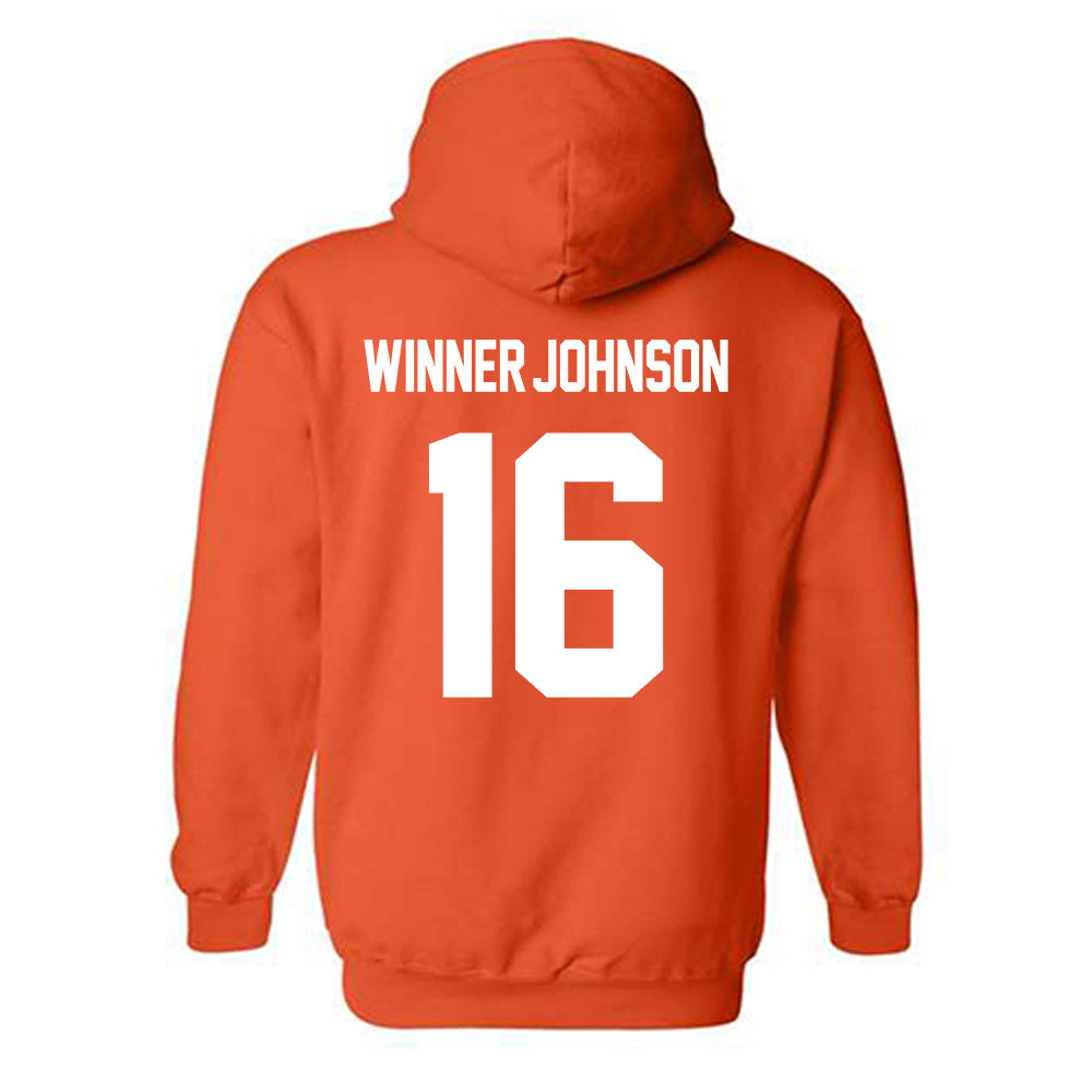 Oklahoma State - NCAA Football : Dallas Winner-Johnson - Classic Shersey Hooded Sweatshirt-2