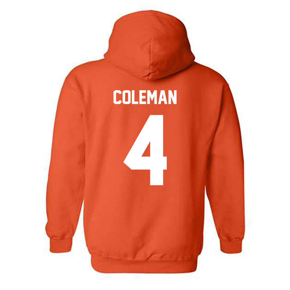 Oklahoma State - NCAA Men's Basketball : Christian Coleman - Classic Shersey Hooded Sweatshirt-2