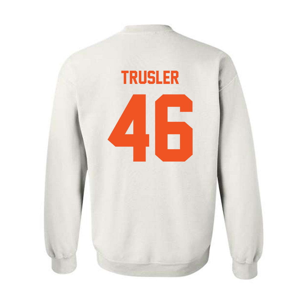 Oklahoma State - NCAA Football : Hunter Trusler - Classic Shersey Crewneck Sweatshirt-2