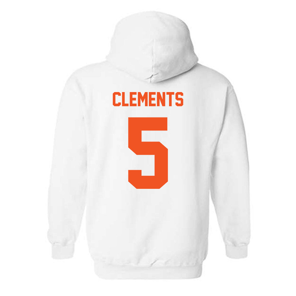 Oklahoma State - NCAA Football : Saadiq Clements - Classic Shersey Hooded Sweatshirt-3