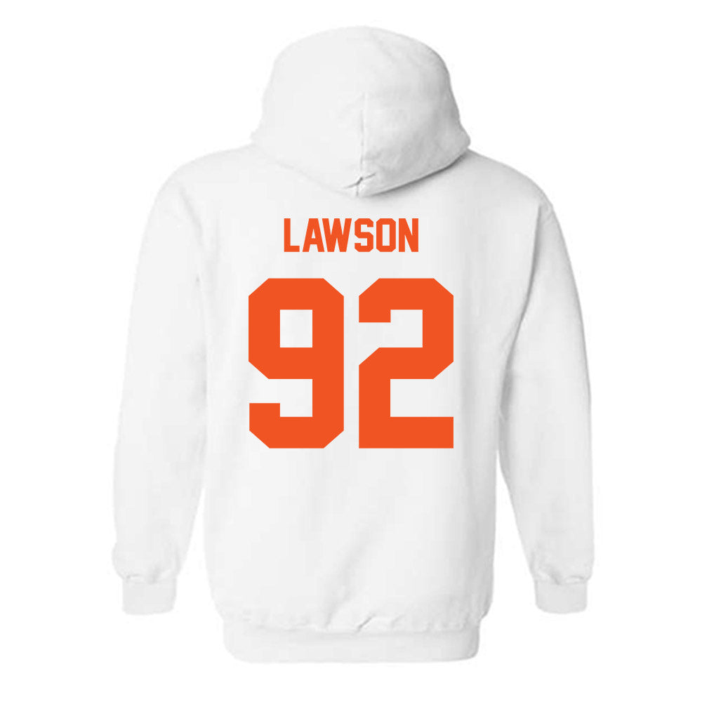 Oklahoma State - NCAA Football : Jerry Lawson - Classic Shersey Hooded Sweatshirt-3