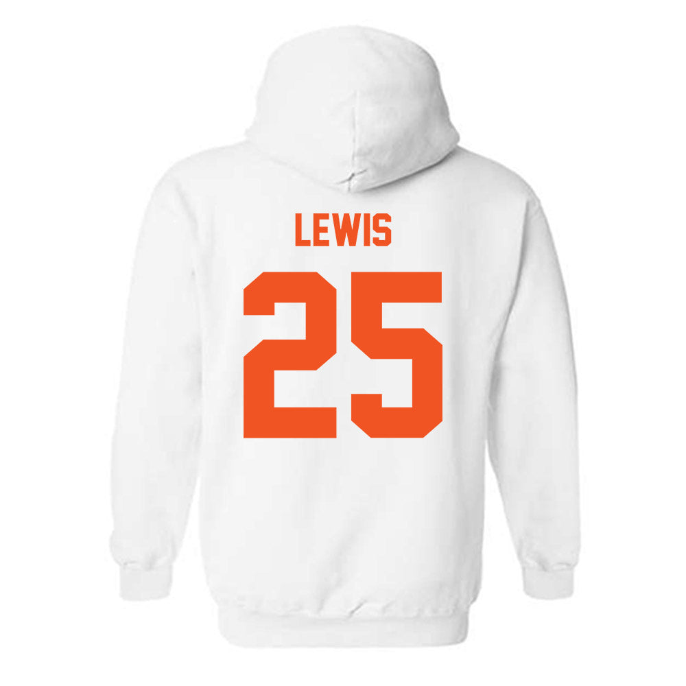 Oklahoma State - NCAA Football : Kollin Lewis - Classic Shersey Hooded Sweatshirt-3