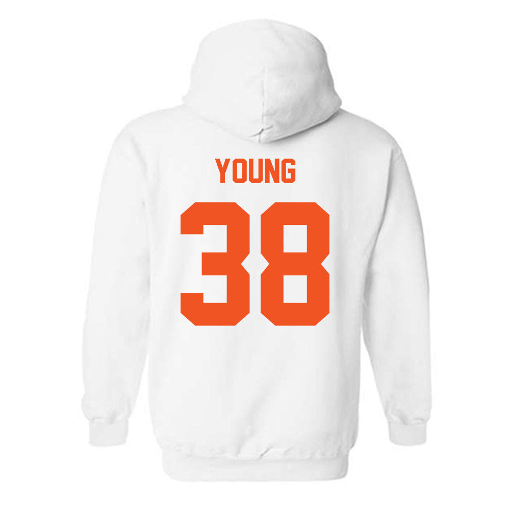 Oklahoma State - NCAA Football : Carlveon Young - Classic Shersey Hooded Sweatshirt-3
