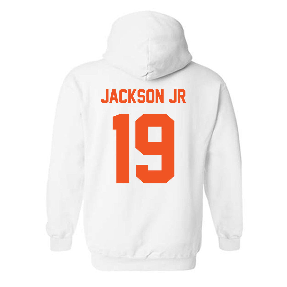Oklahoma State - NCAA Football : DJ Jackson Jr - Classic Shersey Hooded Sweatshirt-3