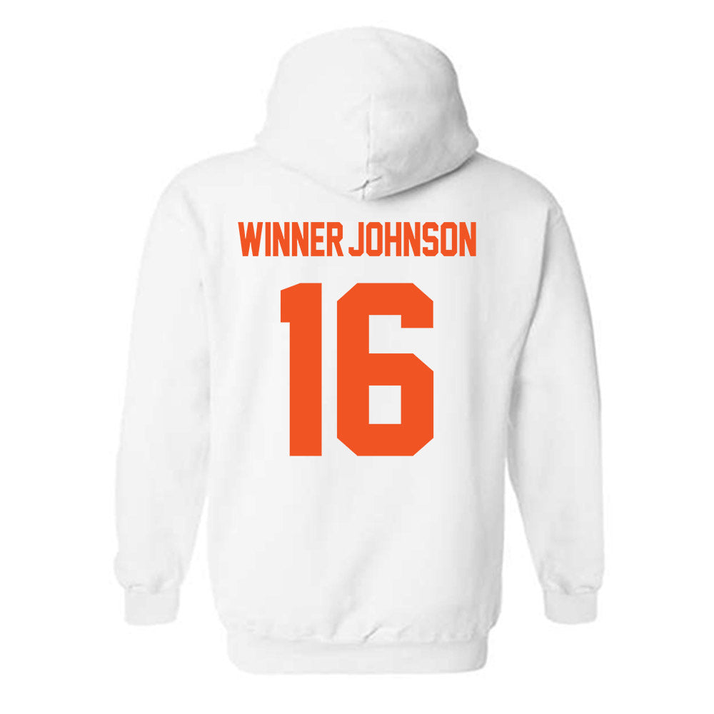 Oklahoma State - NCAA Football : Dallas Winner-Johnson - Classic Shersey Hooded Sweatshirt-3
