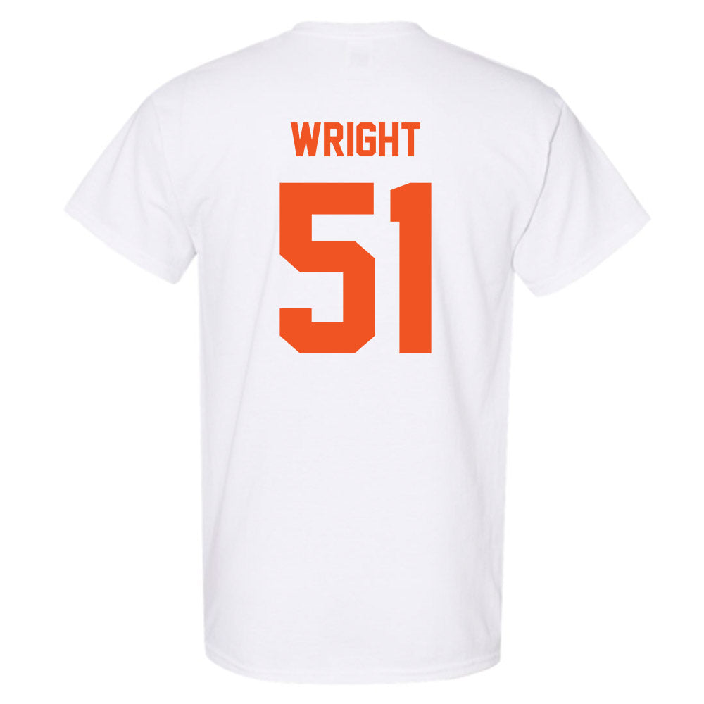 Oklahoma State - NCAA Men's Basketball : John-Michael Wright - T-Shirt