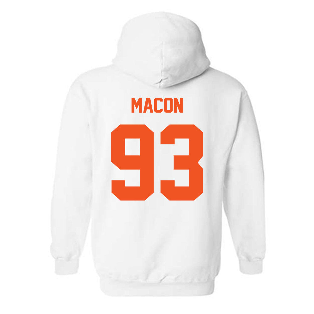 Oklahoma State - NCAA Football : Dominic Macon - Classic Shersey Hooded Sweatshirt-3