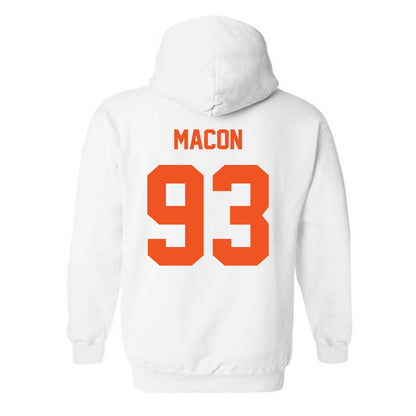 Oklahoma State - NCAA Football : Dominic Macon - Classic Shersey Hooded Sweatshirt-3