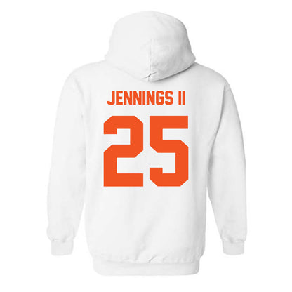 Oklahoma State - NCAA Men's Basketball : Robert Jennings II - Classic Shersey Hooded Sweatshirt-3