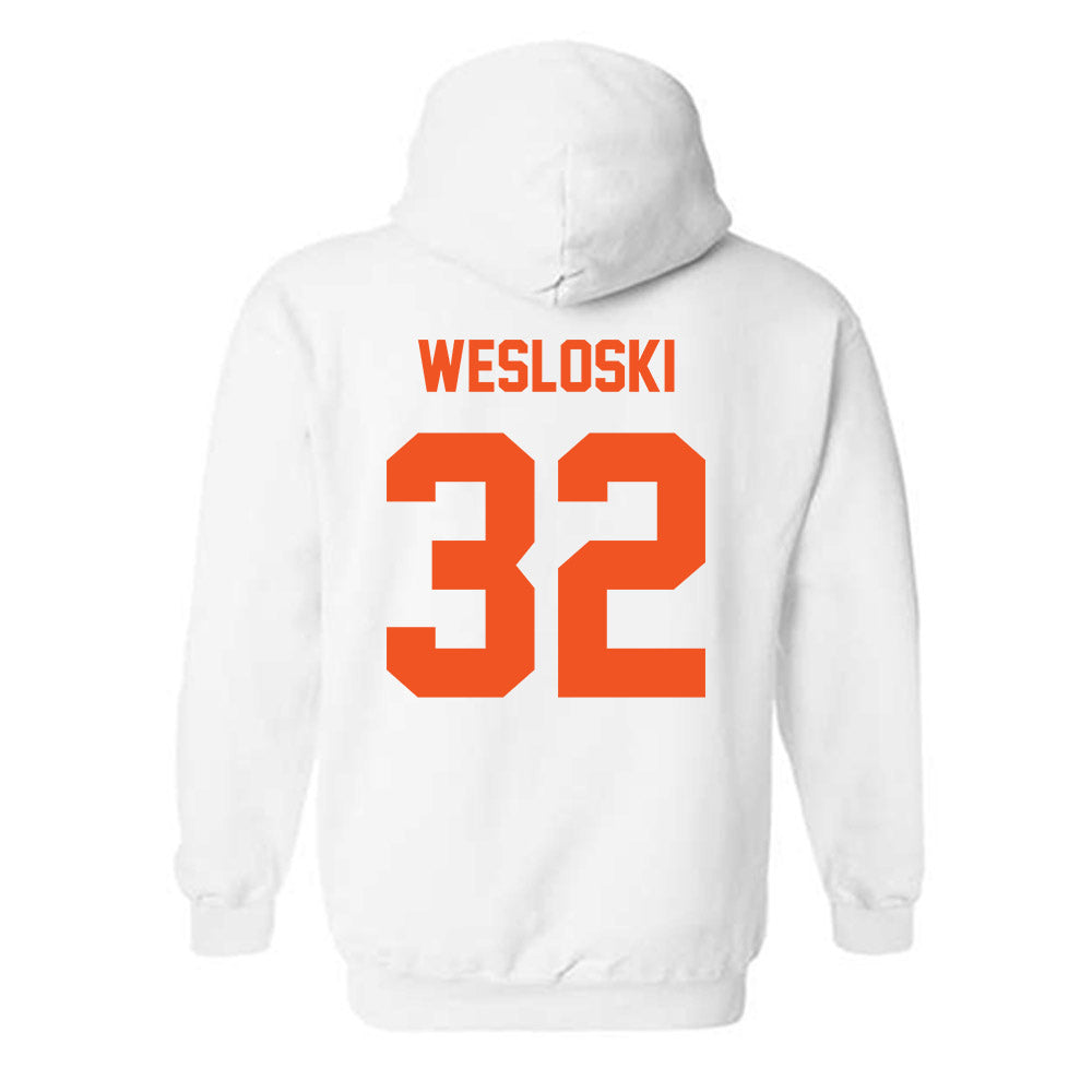 Oklahoma State - NCAA Football : Ethan Wesloski - Classic Shersey Hooded Sweatshirt-3