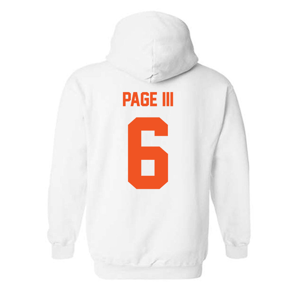 Oklahoma State - NCAA Football : Tre Page III - Classic Shersey Hooded Sweatshirt-3