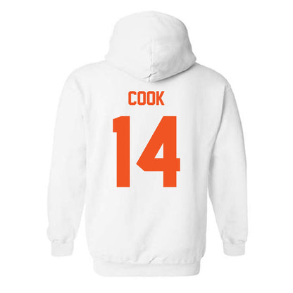 Oklahoma State - NCAA Football : Jeremy Cook - Classic Shersey Hooded Sweatshirt-3