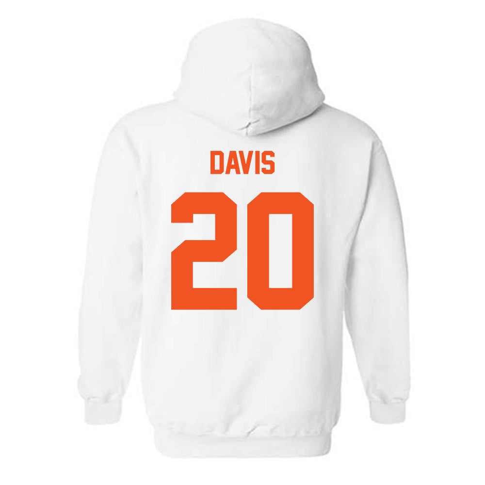 Oklahoma State - NCAA Football : Taurean Davis - Classic Shersey Hooded Sweatshirt-3