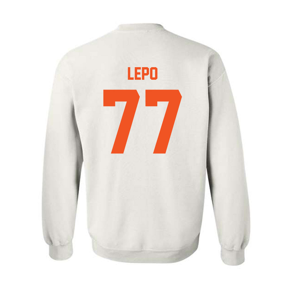 Oklahoma State - NCAA Football : Ashton Lepo - Classic Shersey Crewneck Sweatshirt-2