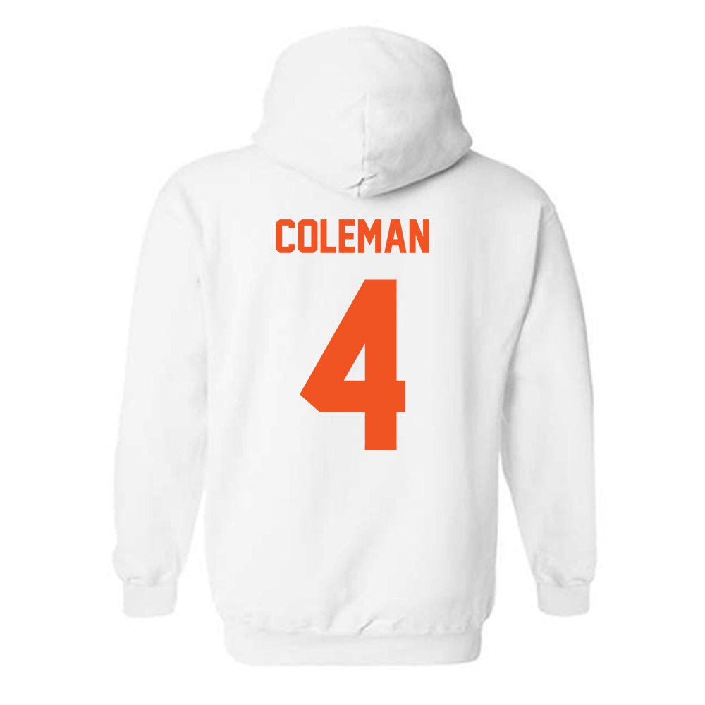 Oklahoma State - NCAA Men's Basketball : Christian Coleman - Classic Shersey Hooded Sweatshirt-3