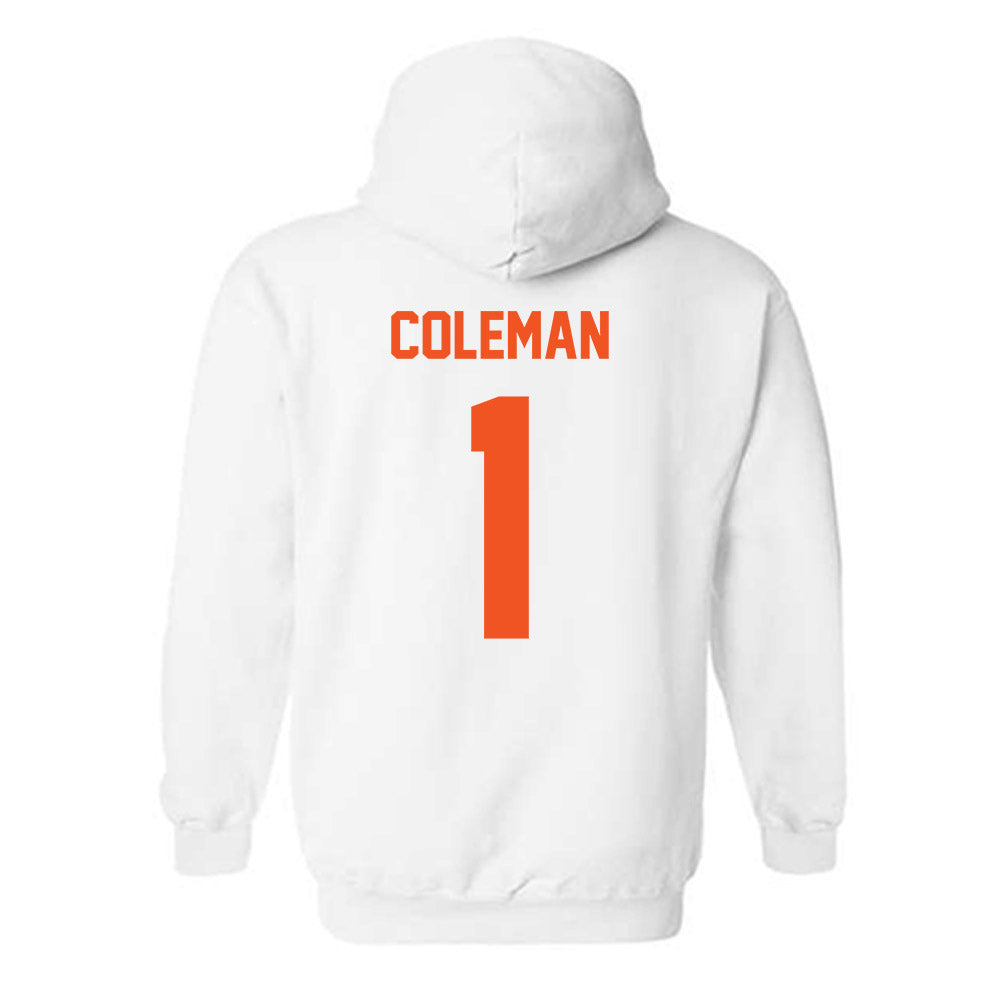 Oklahoma State - NCAA Football : Miles Coleman - Classic Shersey Hooded Sweatshirt-3