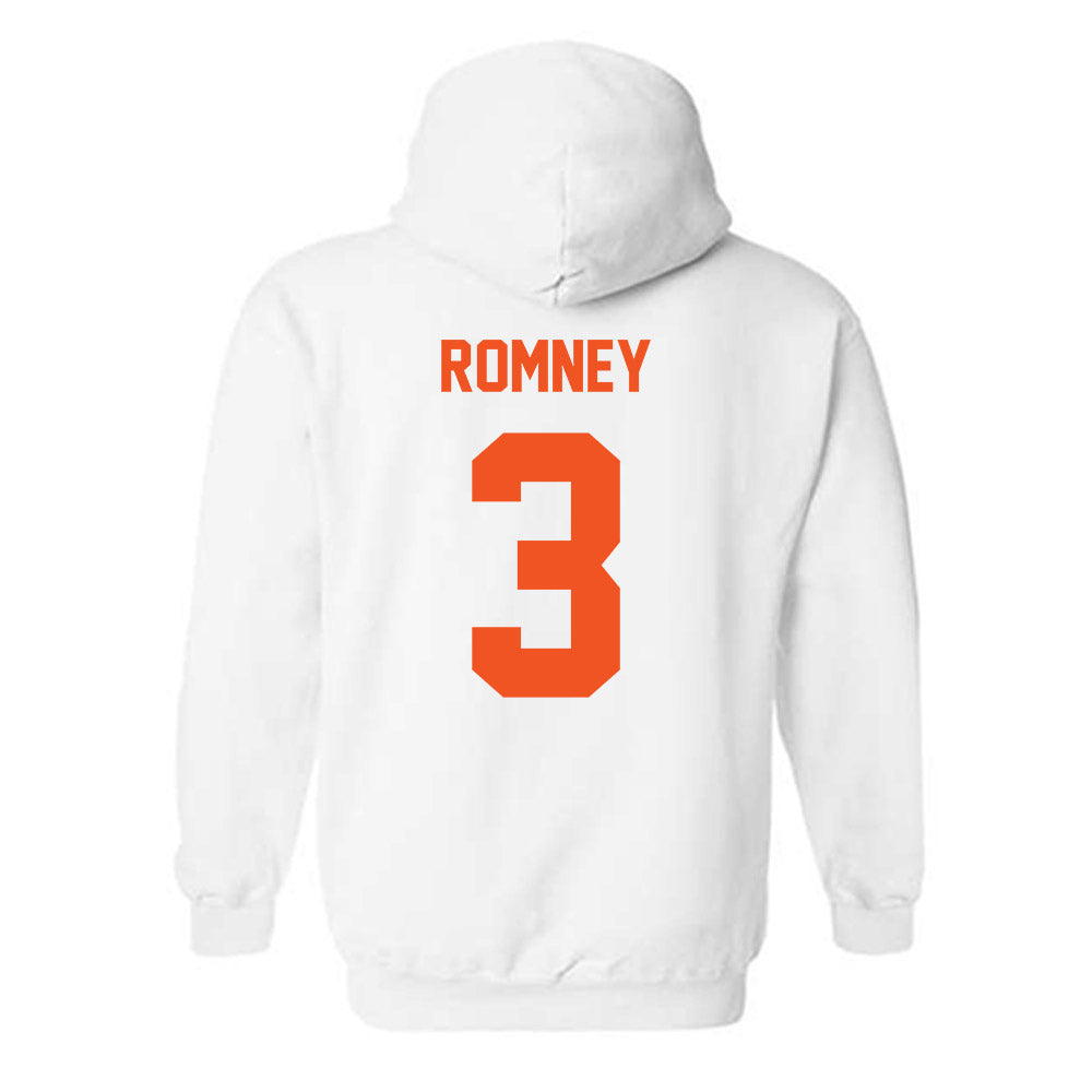 Oklahoma State - NCAA Football : Tate Romney - Classic Shersey Hooded Sweatshirt-3